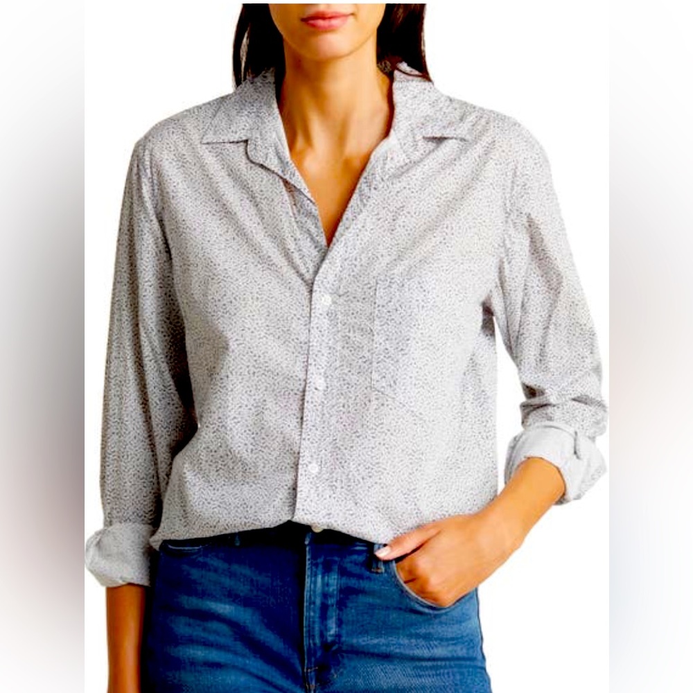 Frank & Eileen Floral Shirt | Cotton Button Up | Oversized Fit | Size S | $258